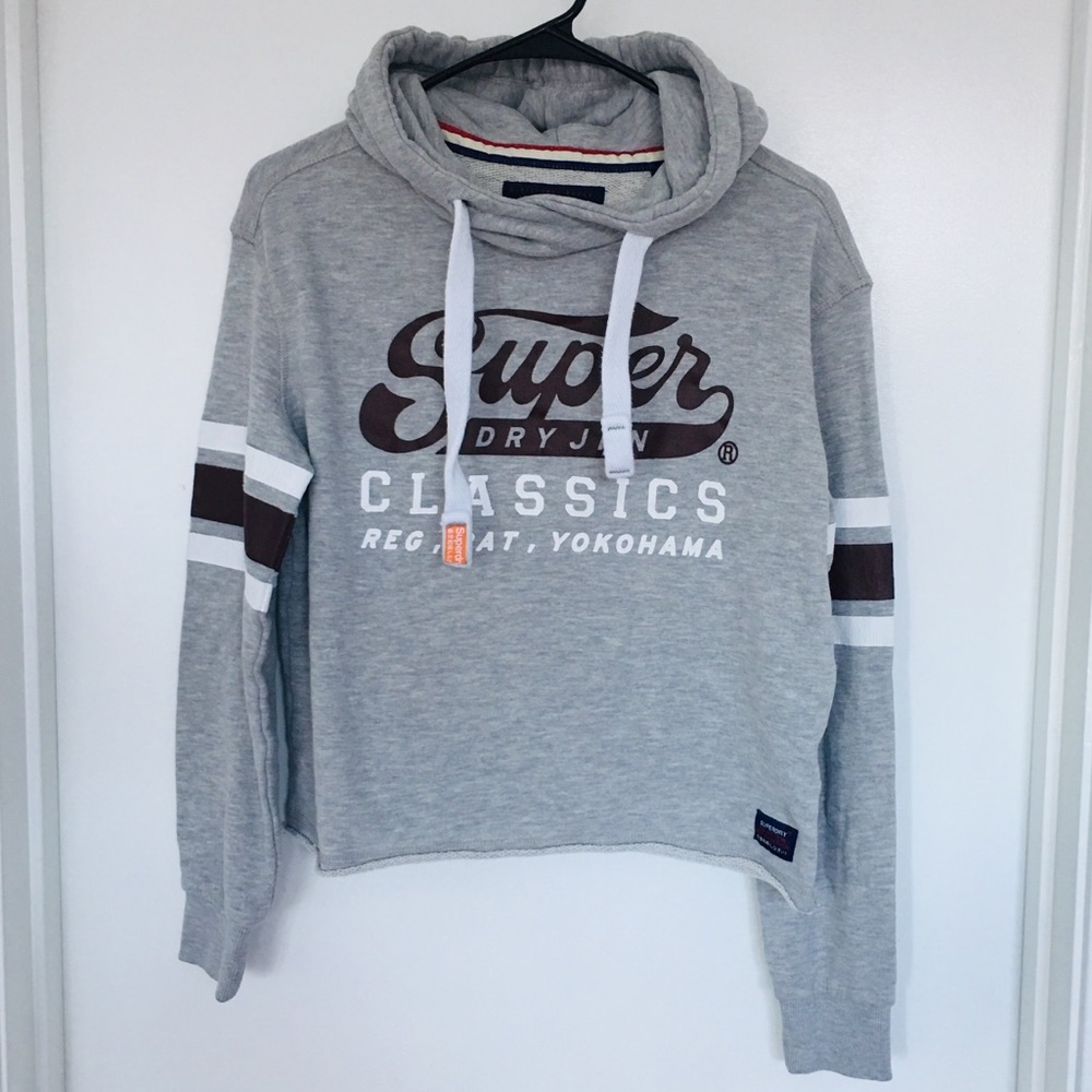 Super dry grey hoodie